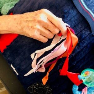 Fidget activity pillow